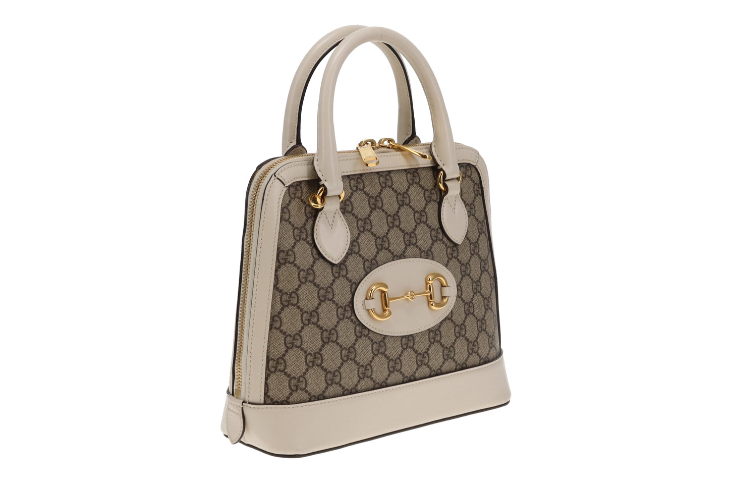 Gucci Horsebit 1955 Supreme Small Tote Ivory