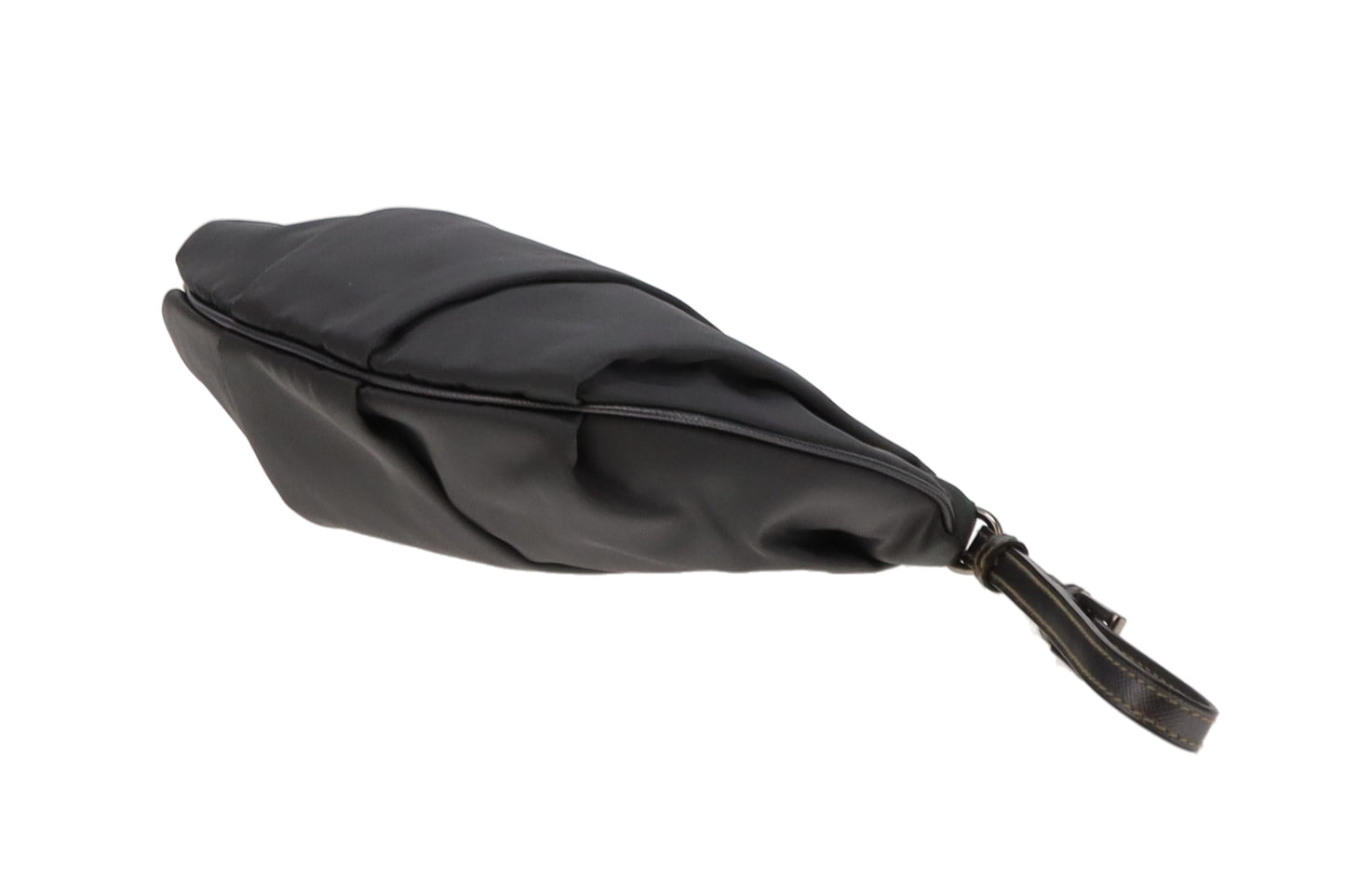 Prada Grey Nylon Vintage Clutch