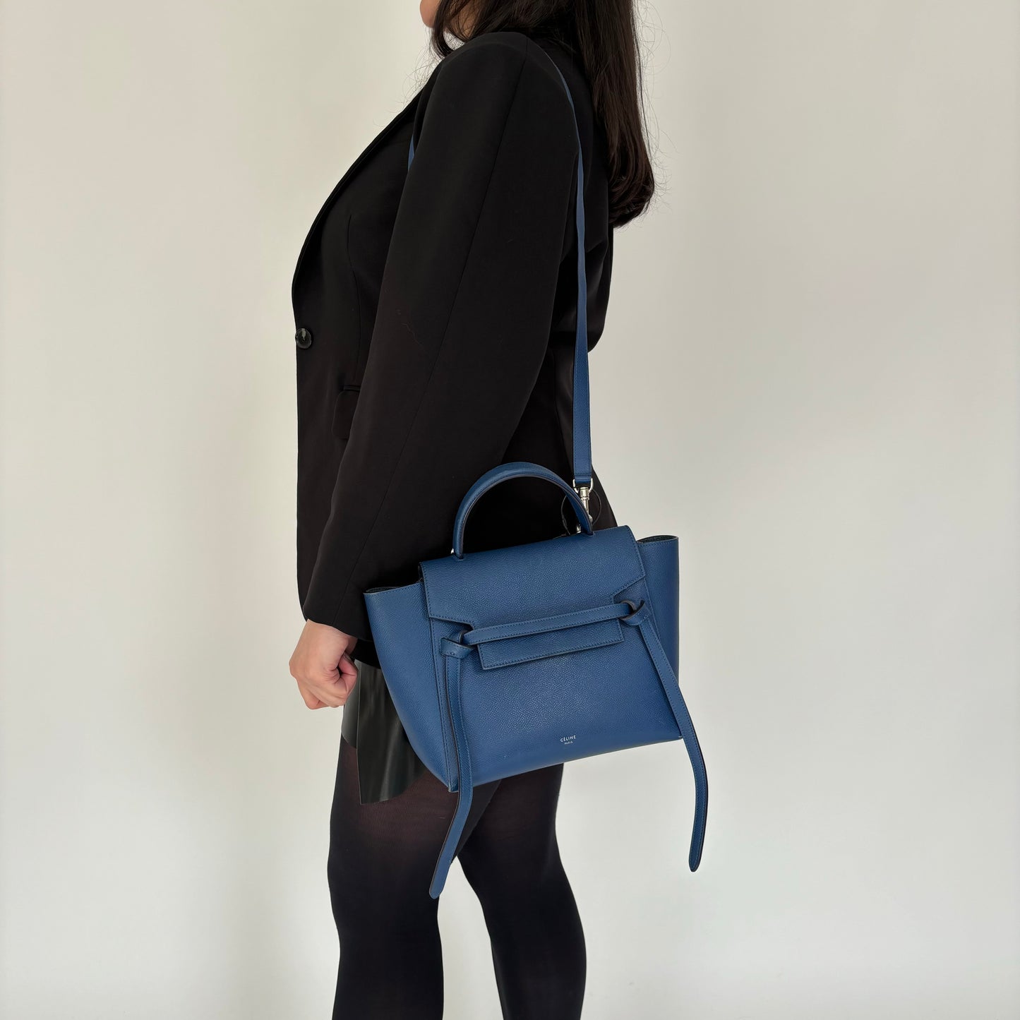 Celine Belt Bag Micro Blue