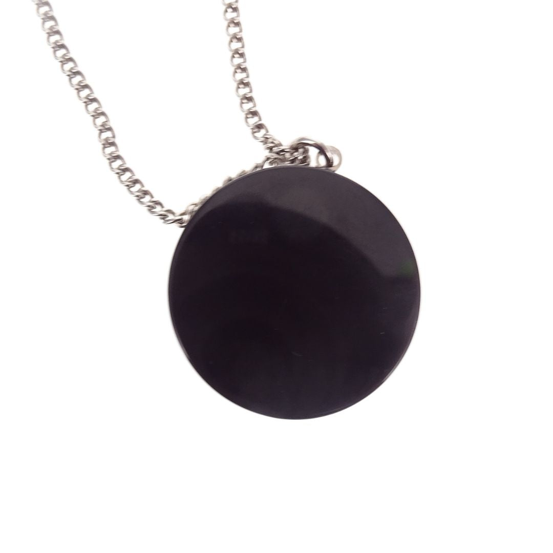 Chanel Round Necklace Resin and Crystal CC 2011
