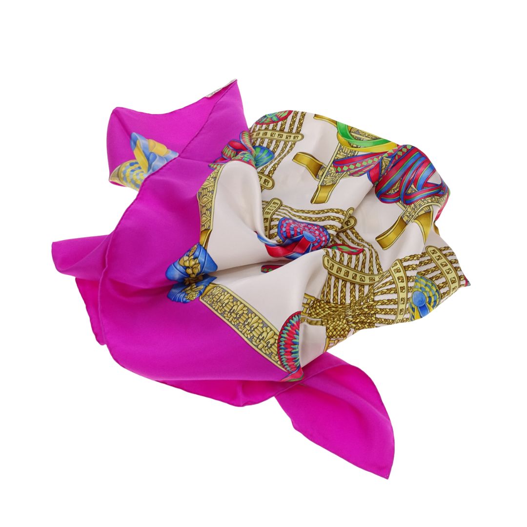 Hermes Les Rubans du Cheval Scarf 90 100% Silk