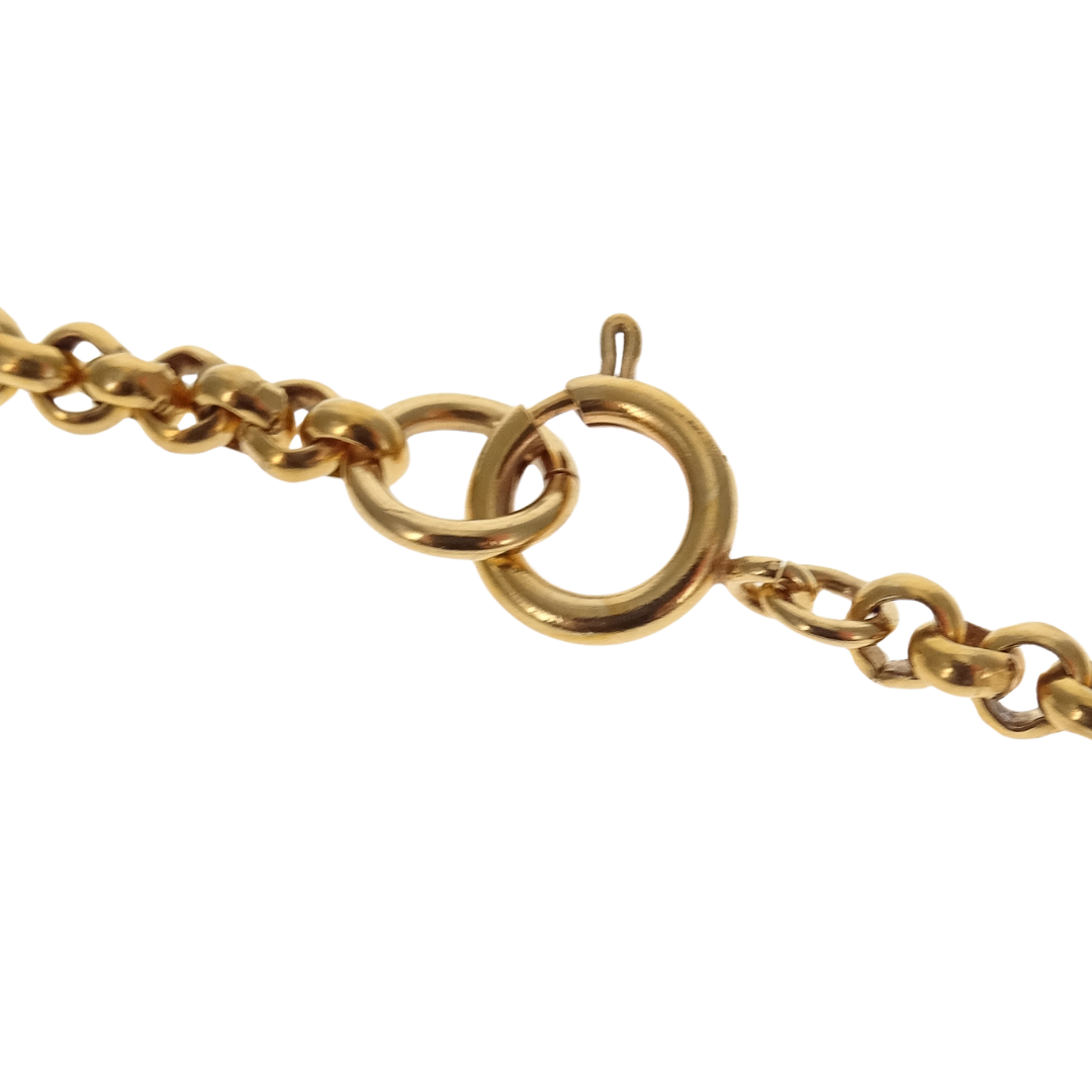 Chanel Goldtone 1995 Heart CC Vintage Chain