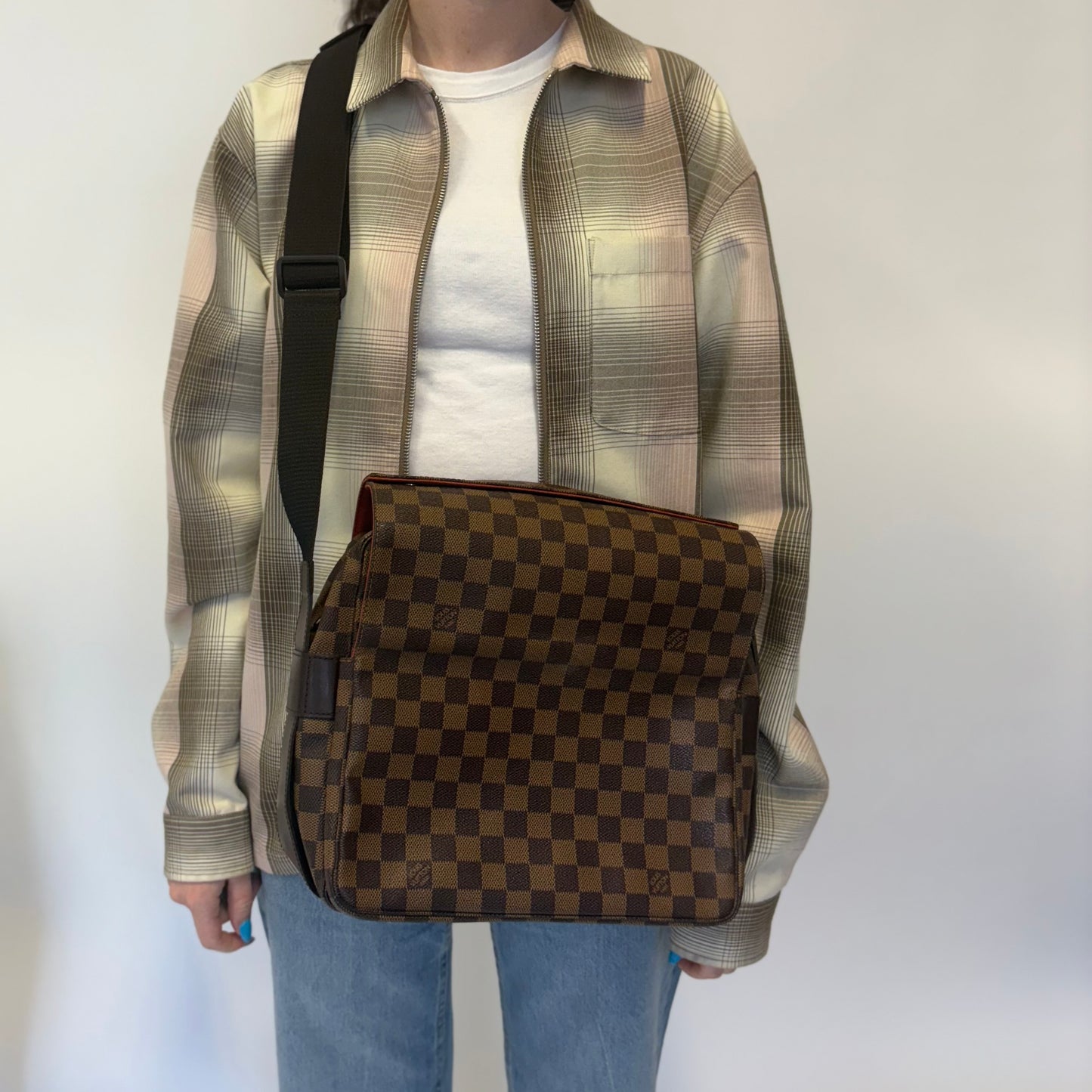Louis Vuitton Vintage Damier Ebene Naviglio TH0052