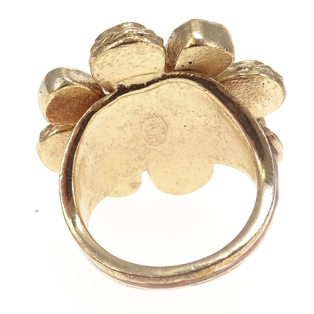 Chanel Rhinestone & Strass Ring 2005 Size 53