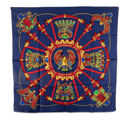 Scarabees Et Pectoraux Silk Scarf Image #1