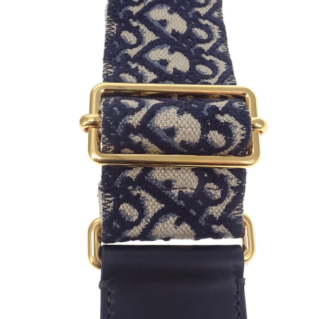 Dior Blue Oblique Shoulder Strap