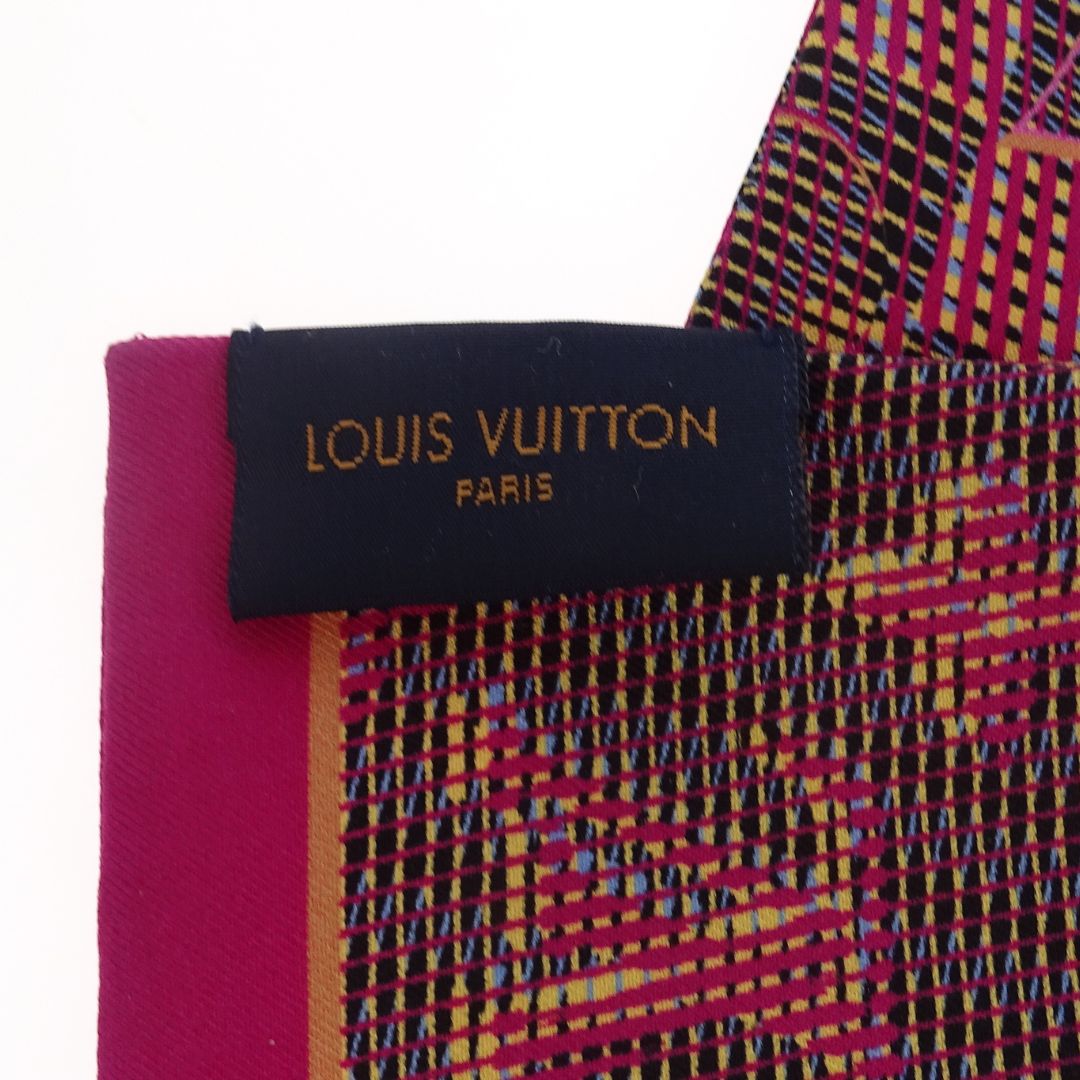 Louis Vuitton Bandeau Damier Pop 100% Silk