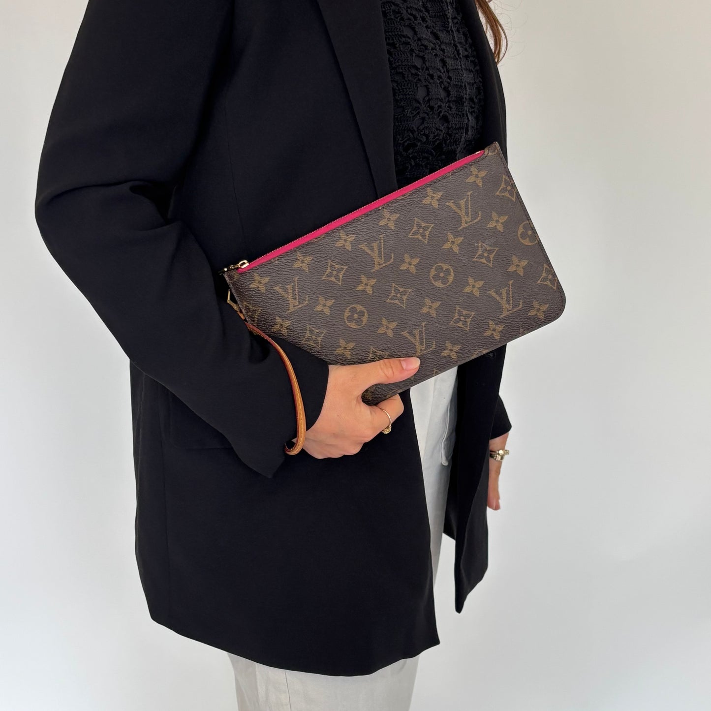 Louis Vuitton Monogram Neverfull Pochette FL1116 - 2016
