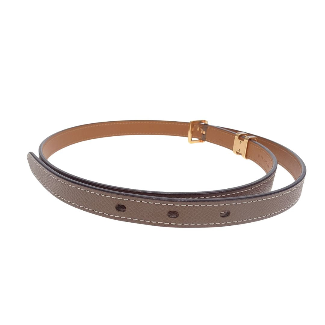 Hermes Pop H 15 Belt Etoupe Epsom 75cm