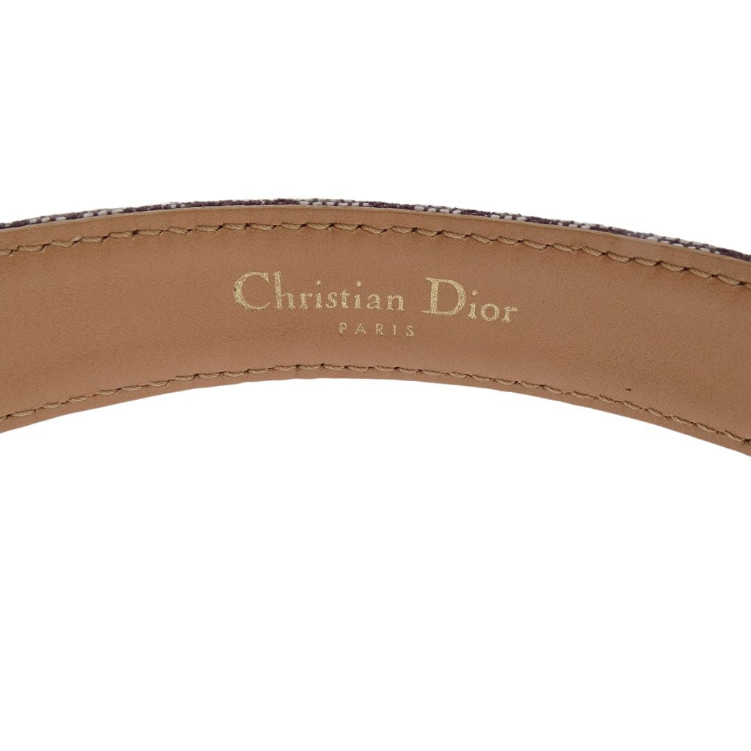 Dior CD Buckle Oblique Strap Belt 75cm