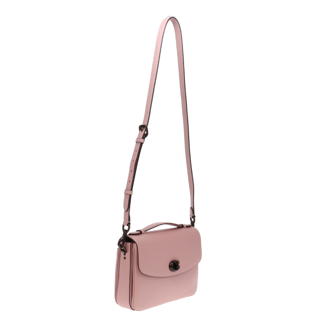 Coach Pale Pink Grained Leather Cassie Crossbody