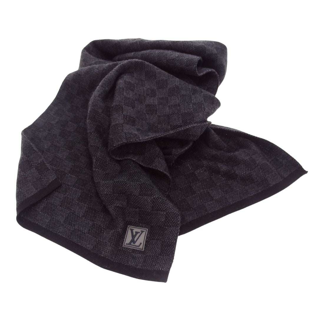 Louis Vuitton Scarf Néo Petit Damier Scarf 100% Wool