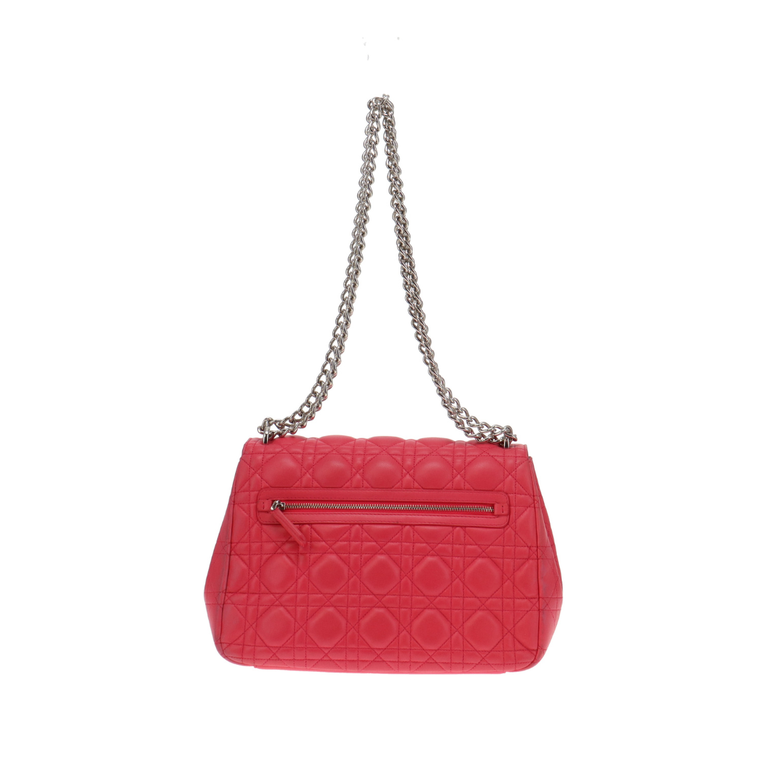 Dior Barbie Pink Lambskin Cannage Miss Dior Shoulder Bag