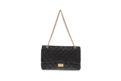Chanel Black Calfskin Reissue 2.55 227 2012