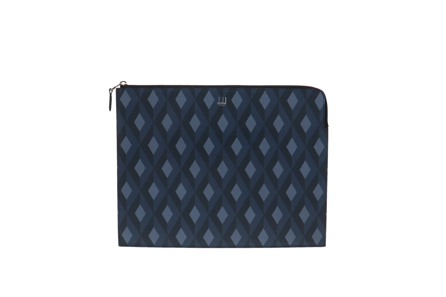 Dunhill Diamond Navy Blue Folio Case
