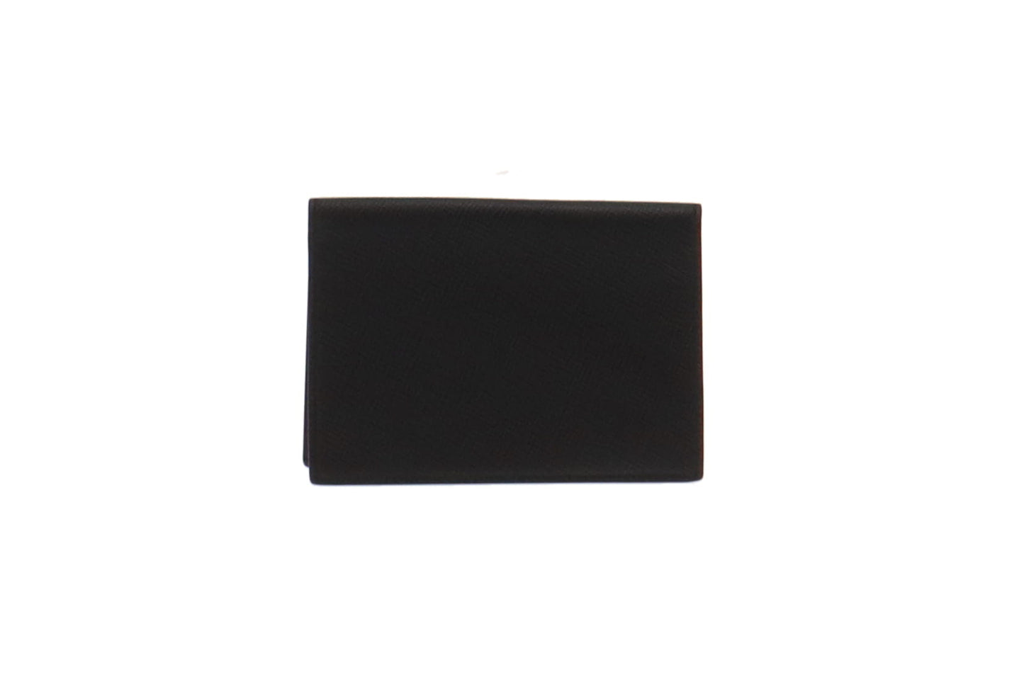 Smythson Black Leather Passport Wallet