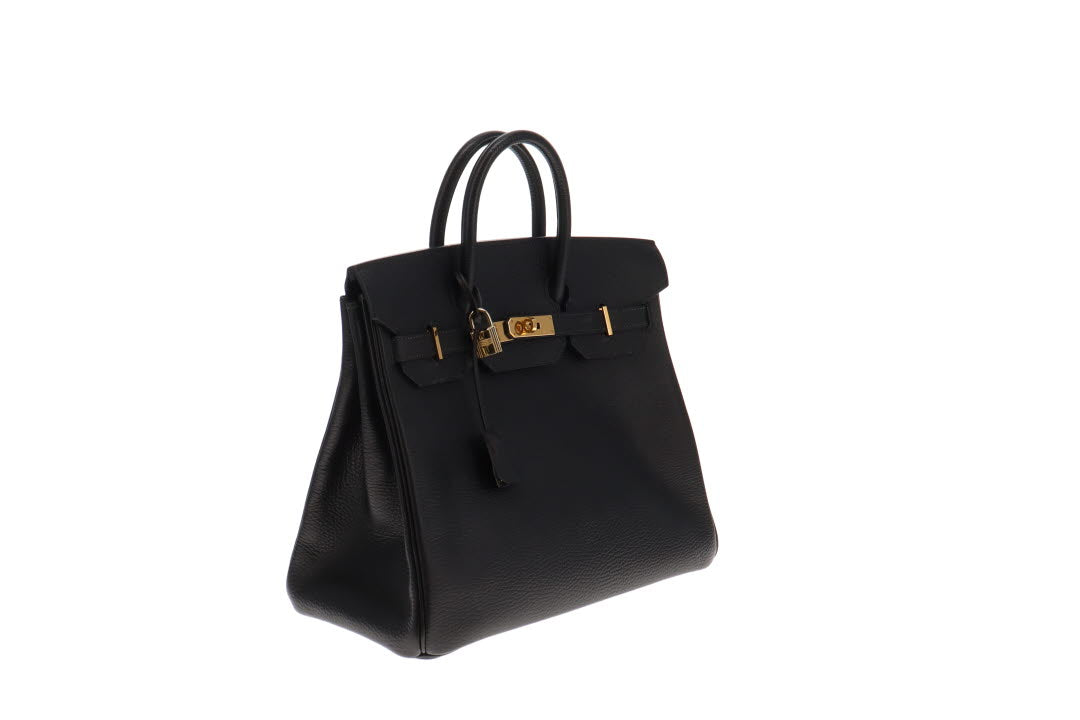 Hermes Hac Birkin 32 2001 Black Ardennes