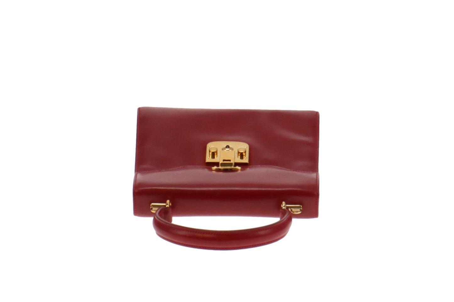 Gucci Vintage Kelly Lady Lock Bag Red