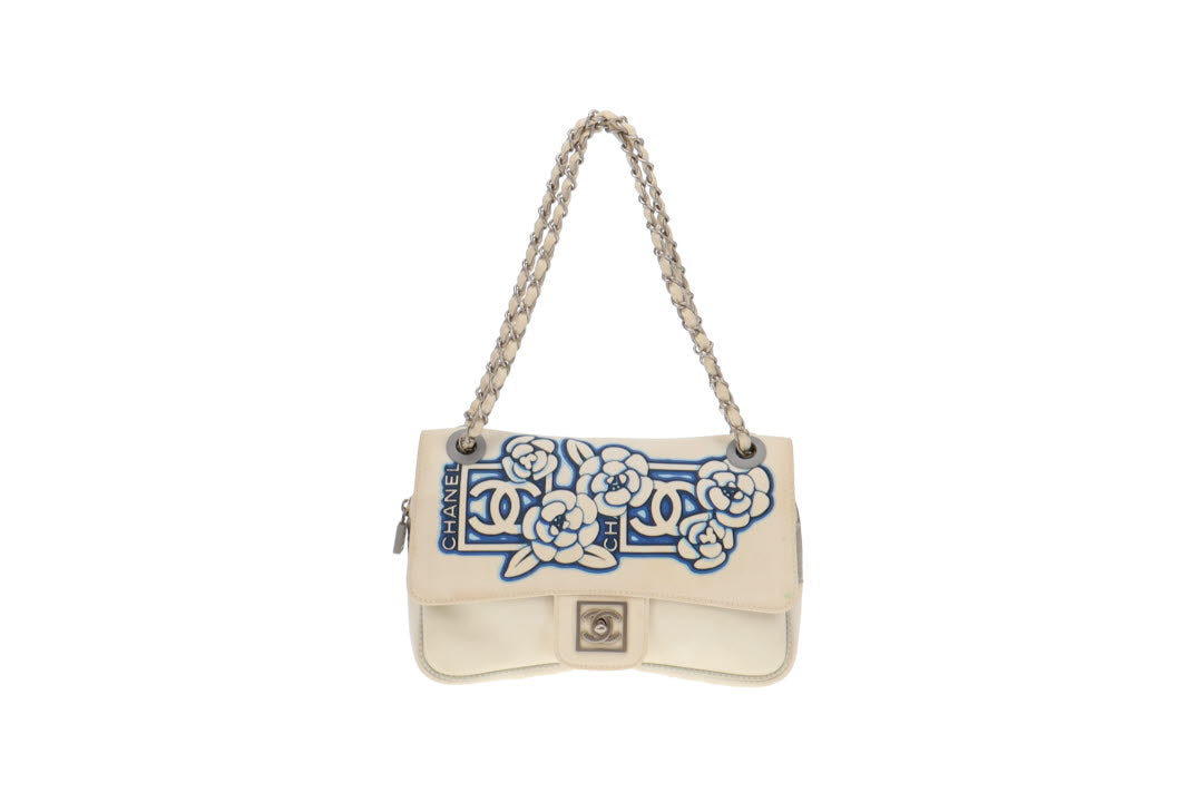 Chanel Camelia Sports Ligne Flap Bag Rare 2006