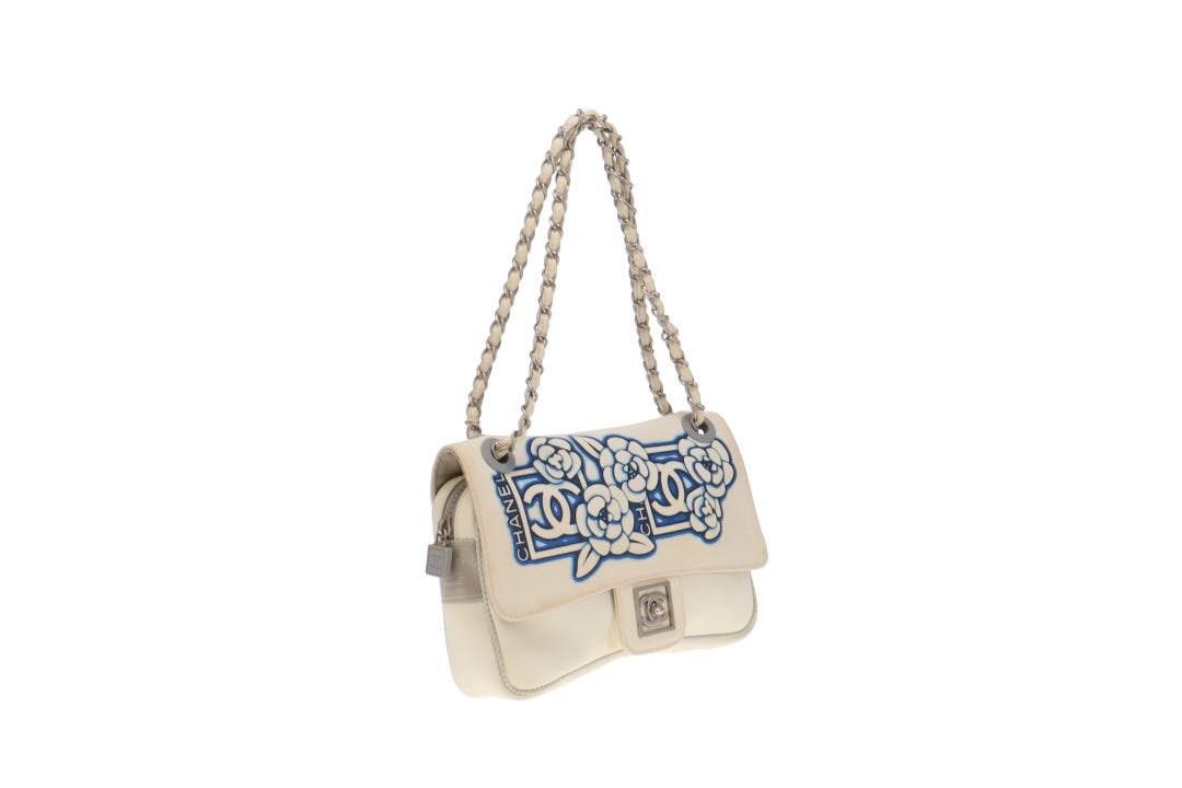Chanel Camelia Sports Ligne Flap Bag Rare 2006