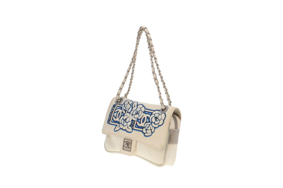 Chanel Camelia Sports Ligne Flap Bag Rare 2006