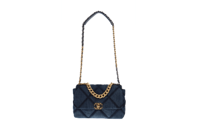 Chanel Blue Denim Medium 19 Bag (2023, RRP €5900)