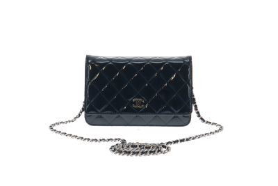 Chanel Patent Wallet On Chain Deep Green SH 14 Series