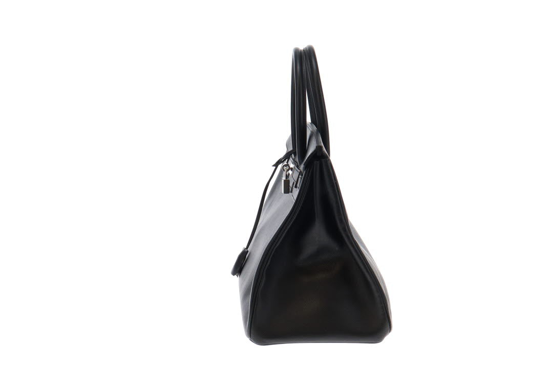 Hermes Black Epsom Palladium HW Birkin 35 2012