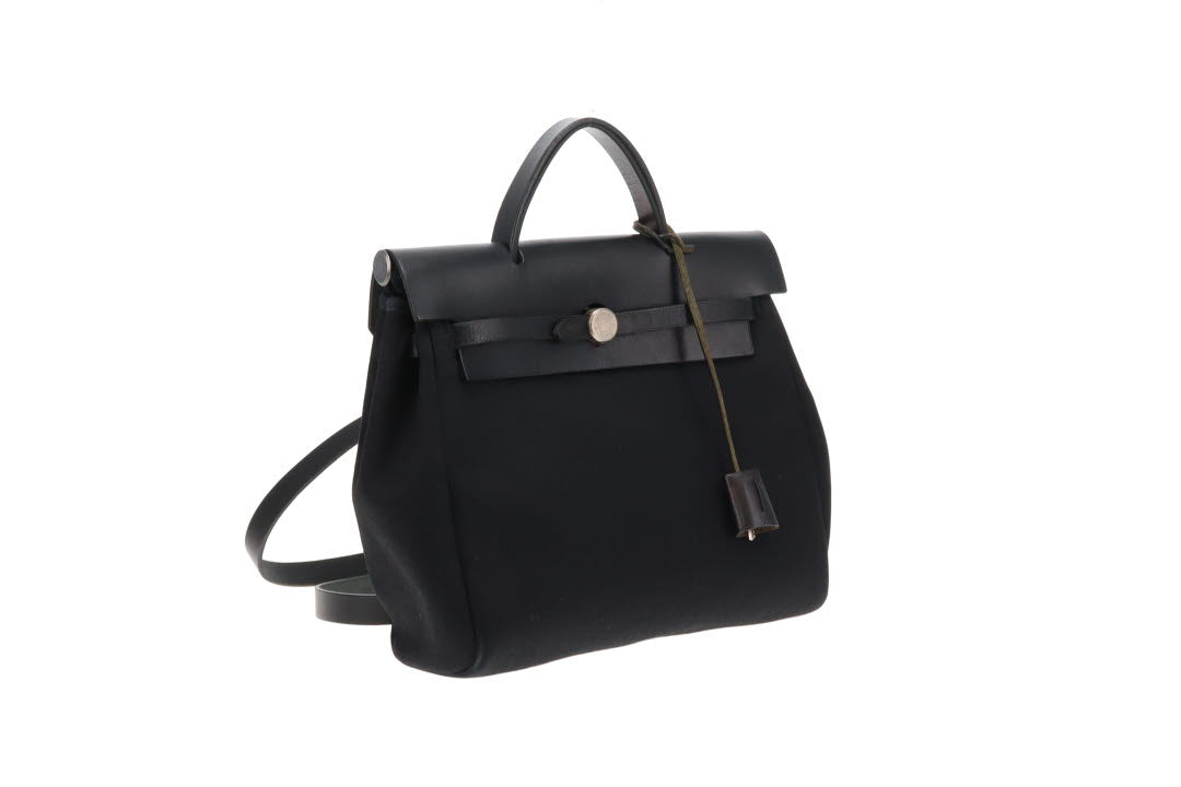 Hermes Vintage Convertible Herbag 28 With Backpack 1999