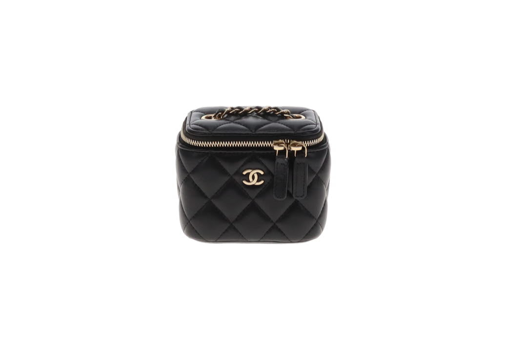Chanel Vanity Mini Black Lambskin GHW 2020