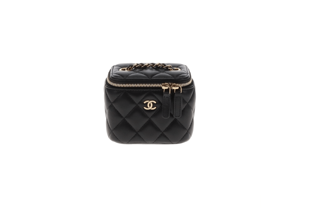 Chanel Vanity Mini Black Lambskin GHW 2020