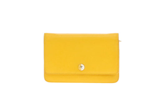 Chanel Wallet On Chain Timeless Caviar Yellow