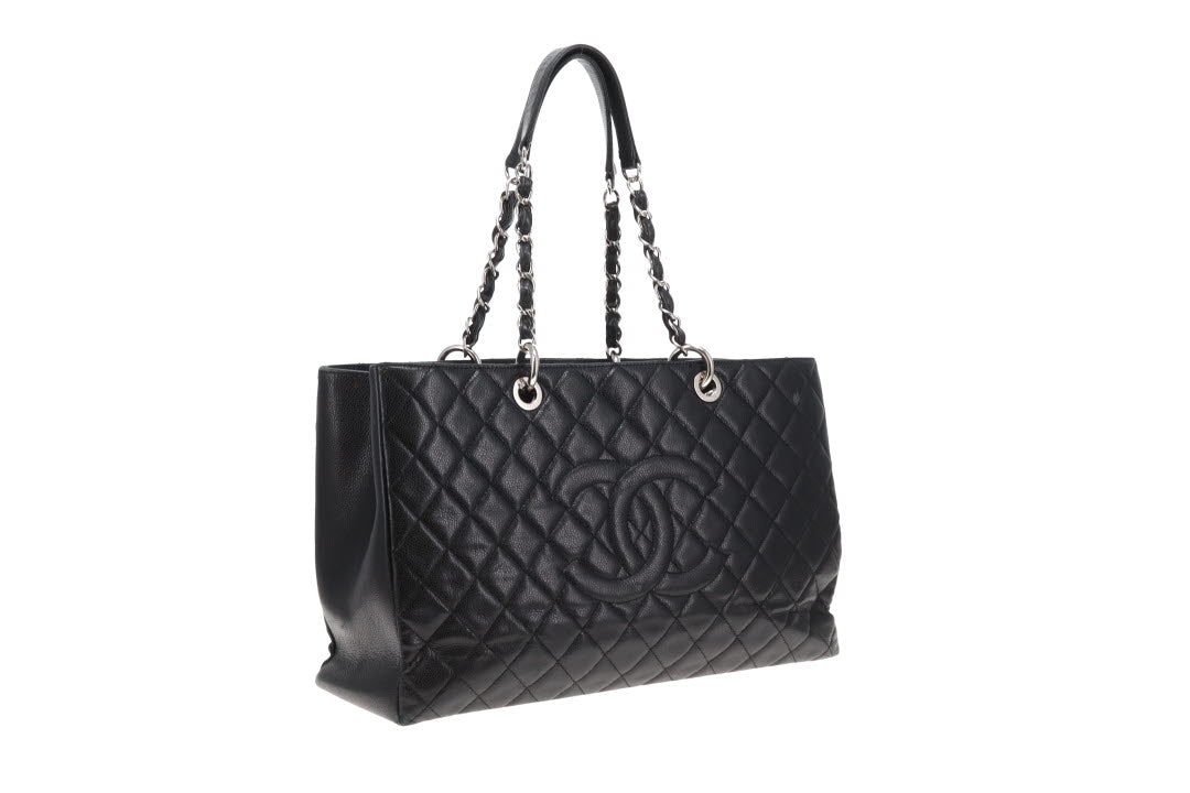 Chanel GST XL Black Caviar Leather 2013