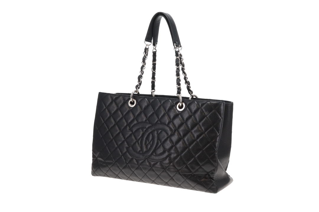 Chanel GST XL Black Caviar Leather 2013