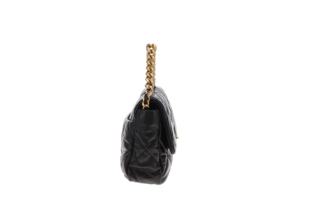 Chanel 19 Goatskin Large Black (30 Series) 2021