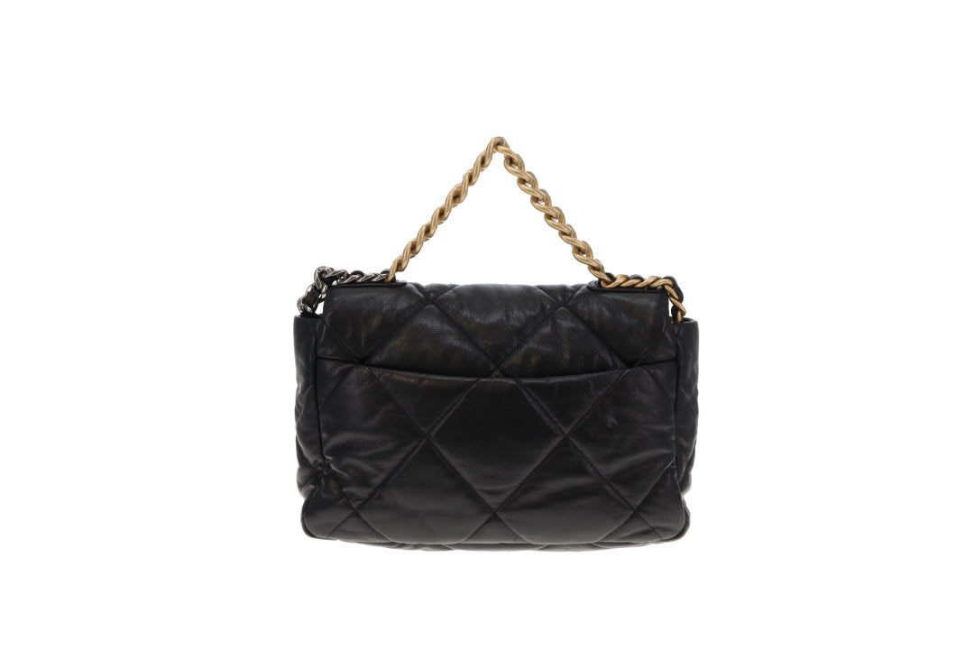 Chanel 19 Goatskin Large Black (30 Series) 2021