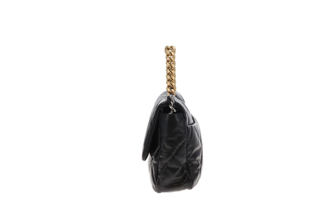 Chanel 19 Goatskin Large Black (30 Series) 2021