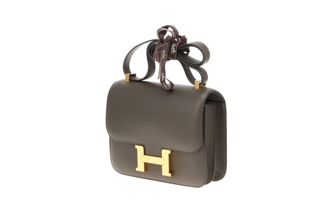 Hermes Constance 24 Evercolor Vert De Gris GHW 2020