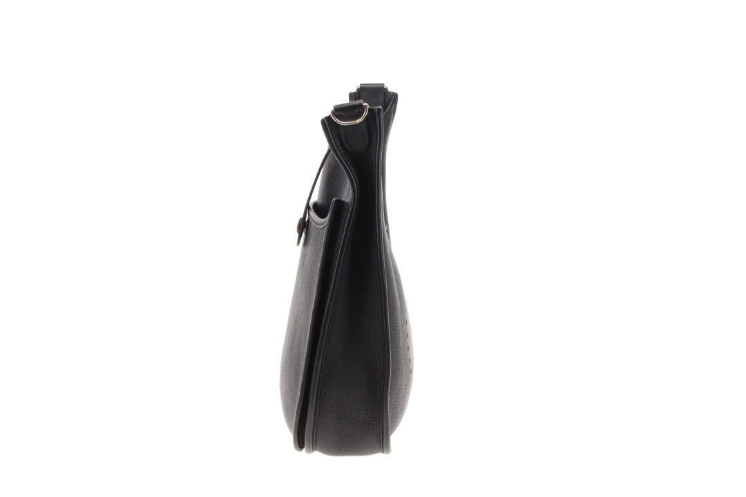 Hermes Evelyne III PM Black Togo Leather 2008