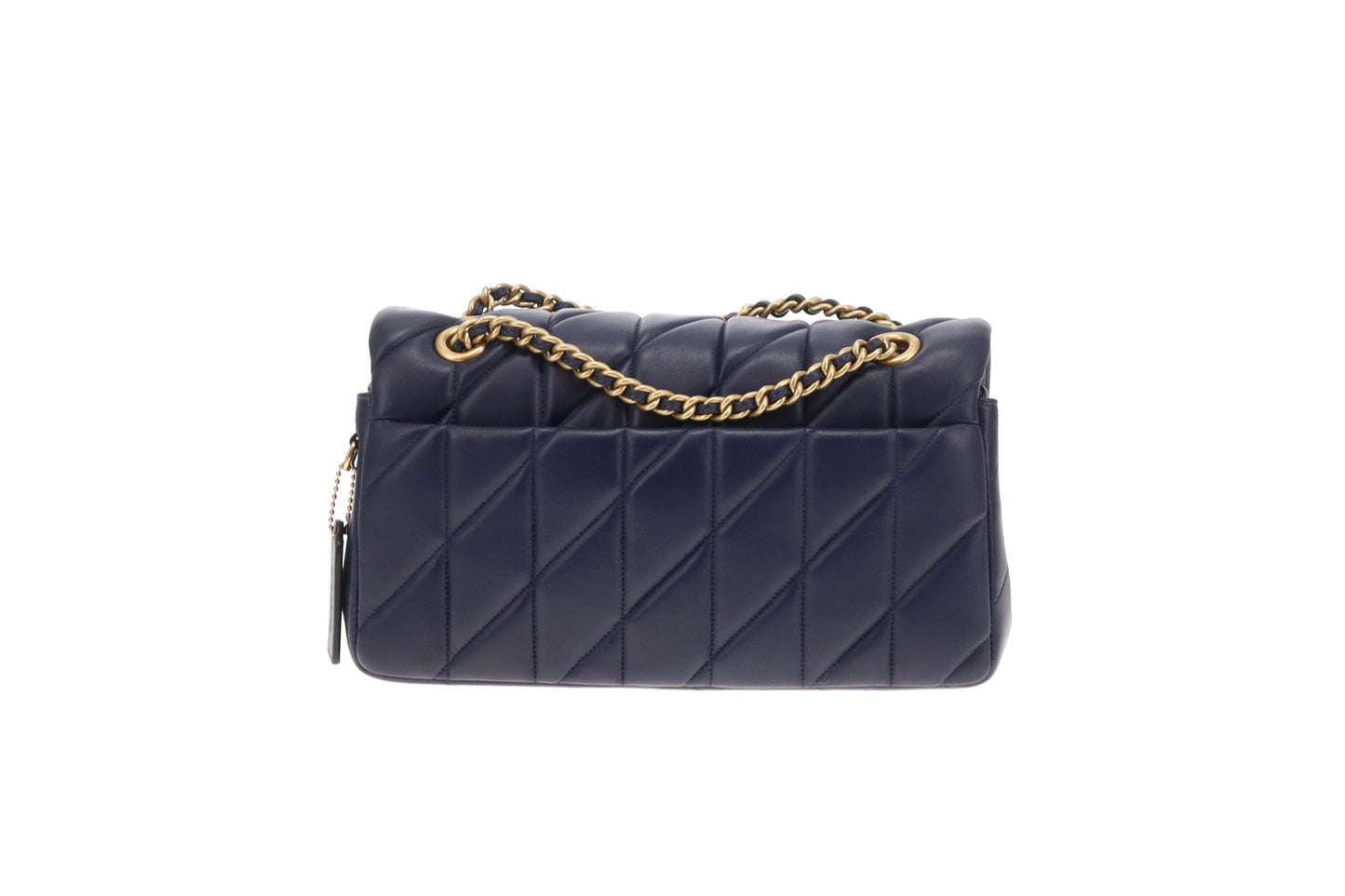 Coach Tabby Quilted 26 Navy Nappa Leather GHW