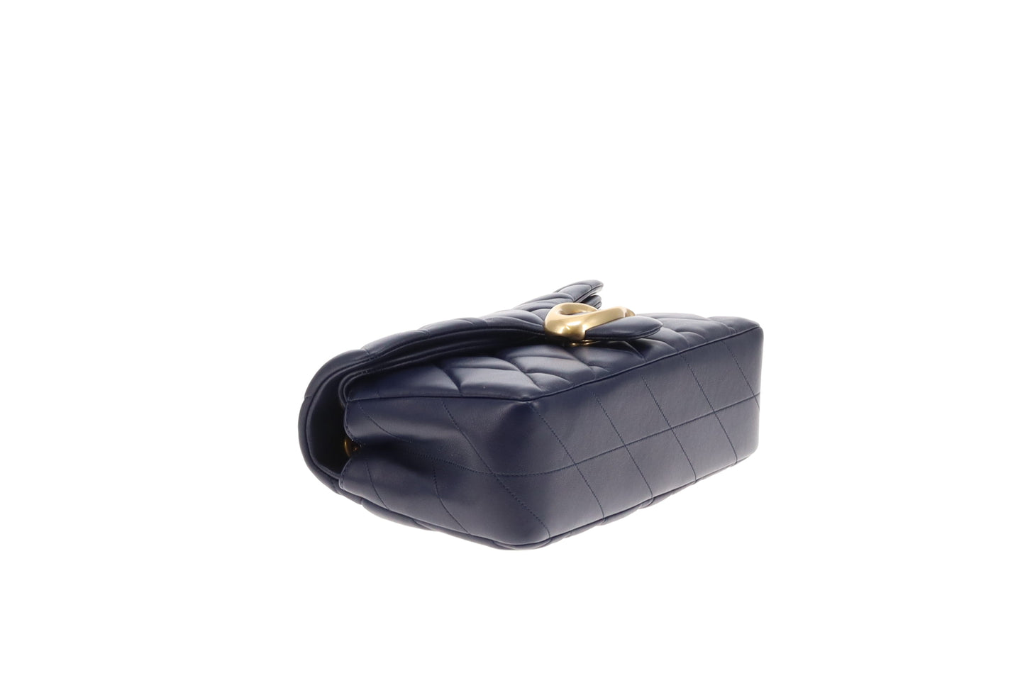 Coach Tabby Quilted 26 Navy Nappa Leather GHW