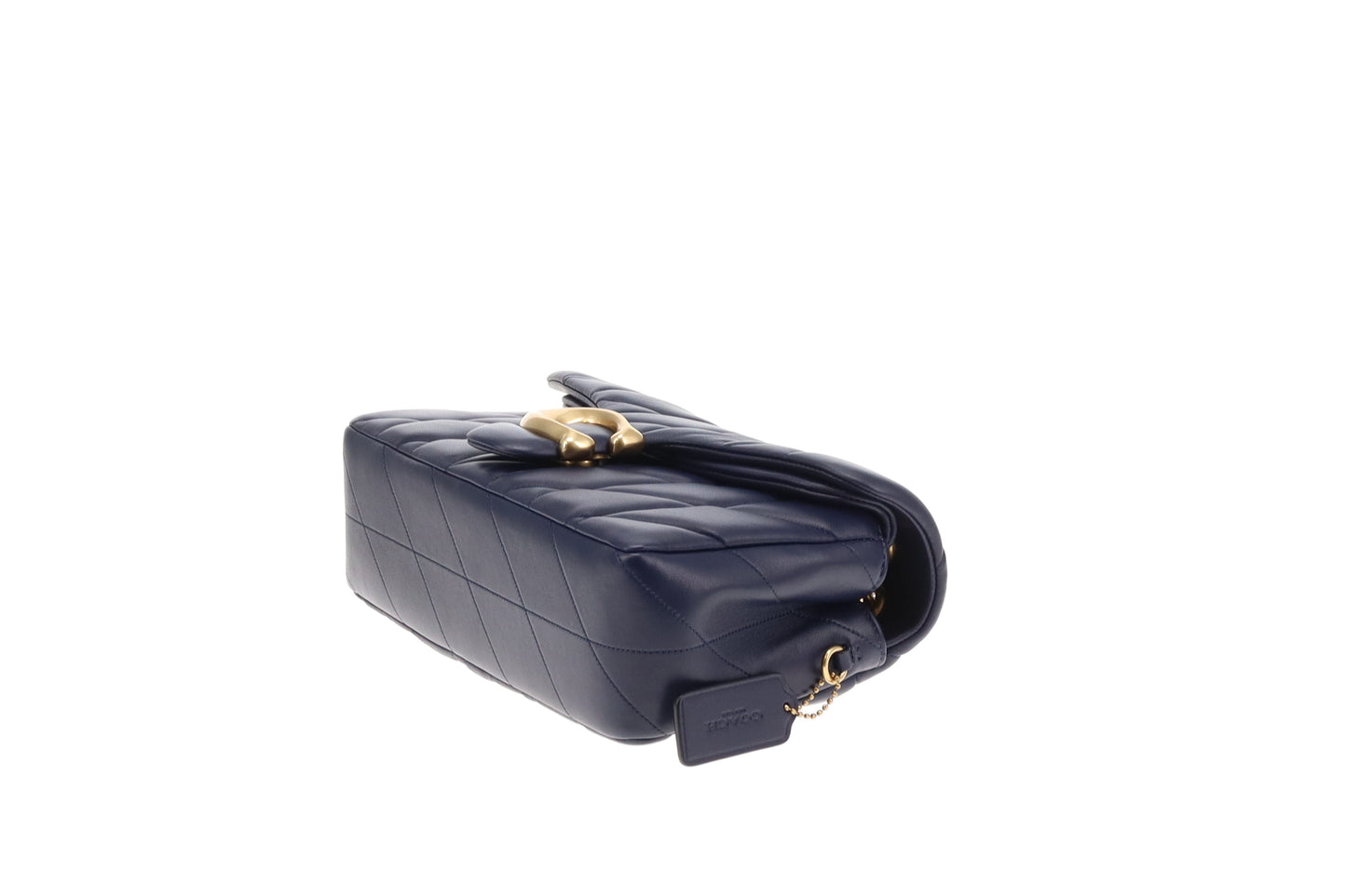 Coach Tabby Quilted 26 Navy Nappa Leather GHW