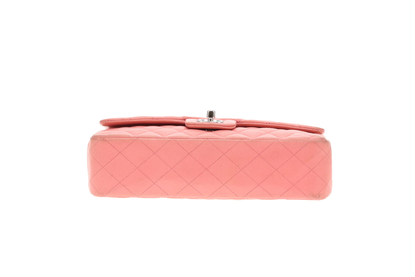 Chanel Classic Double Flap Bag Medium Soft Pink Lambskin 2012