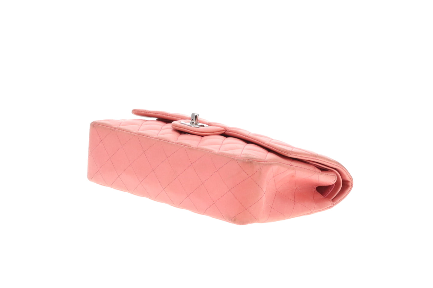 Chanel Classic Double Flap Bag Medium Soft Pink Lambskin 2012