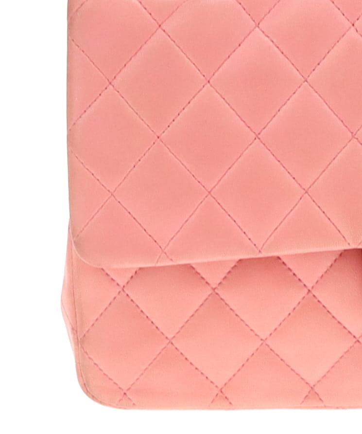 Chanel Classic Double Flap Bag Medium Soft Pink Lambskin 2012