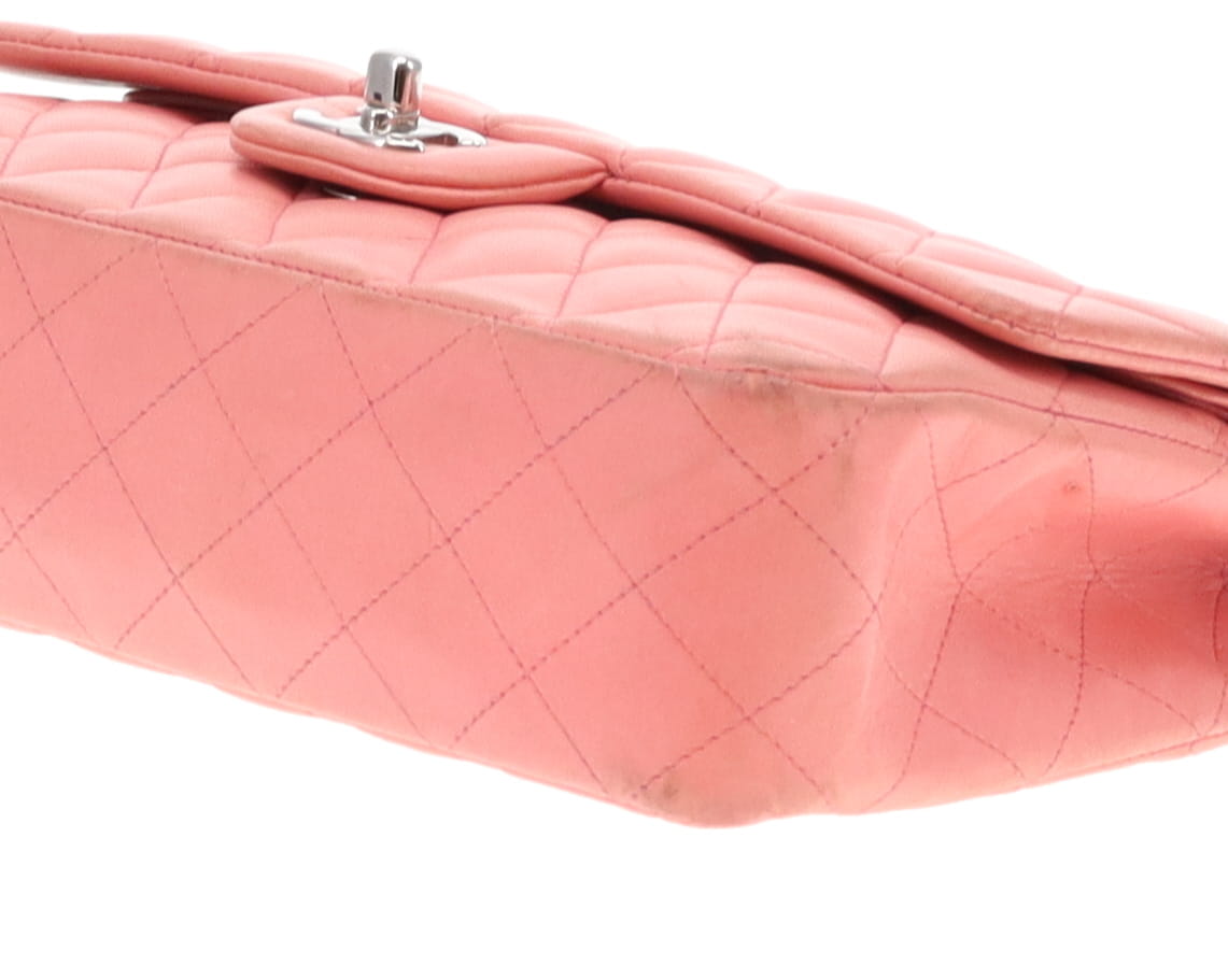 Chanel Classic Double Flap Bag Medium Soft Pink Lambskin 2012
