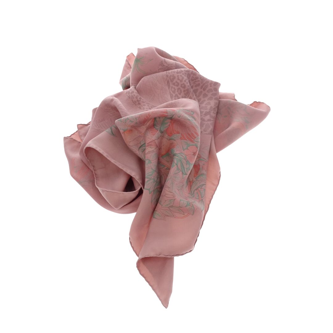 Hermes 100% Silk Jungle Love Surteint 90x90cm Scarf