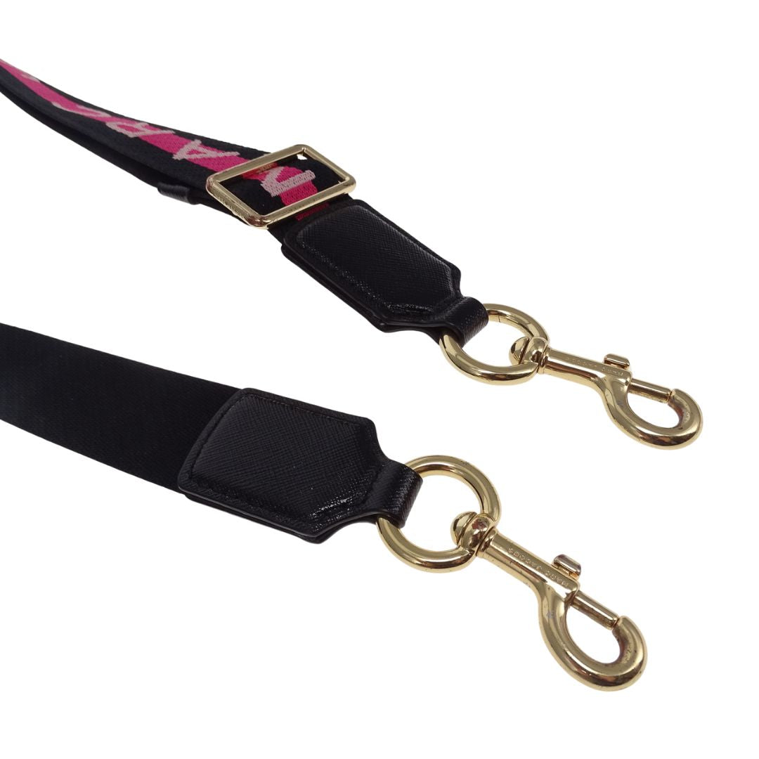 Marc Jacobs Cotton Strap Thin Logo Pink