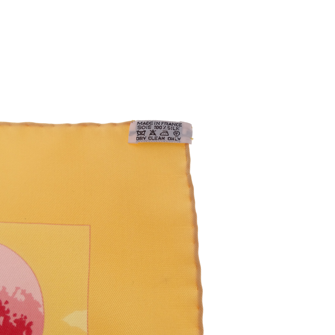 Hermes 100% Silk Sous Les Orangers 90x90cm Scarf