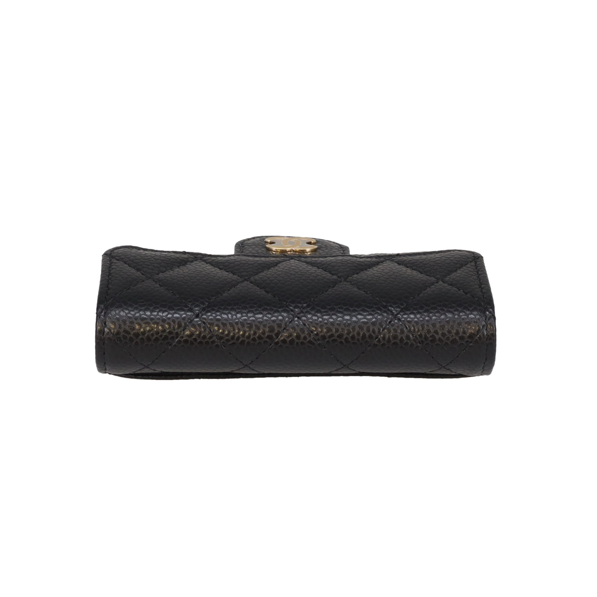 Chanel Flap Classic Card Holder Black caviar GHW (NFID)